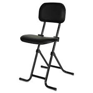 Alera ALECS612 Alera Plus IL Black Adjustable Height Folding Stool