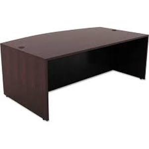Alera Valencia Series Straight Front Desk Shell, 59 18w x 29 12d x 29 12h, Espresso