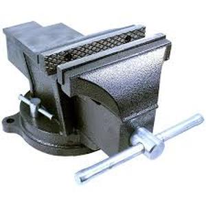 lot 17 image: BESSEY 6 in. Heavy-Duty Bench Vise with Swivel Base