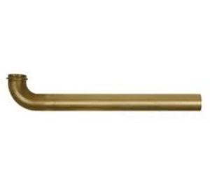 lot 30 image: Lot of 6 Dearborn Brass 1-12 in. x 15 in. Unfinished Brass Slip-Nut Sink Drain Wall Tube