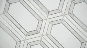 lot 46 image: MSI Pavilion Picket 12 in x 12 in. x 10 mm Polished Marble Mosaic Tile (12 sq. ft. Total)