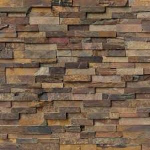 lot 138 image: MSI Three Rivers Gold Ledger Panel 6 in. x 24 in. Natural Slate Wall Tile (48 sq. ft.)