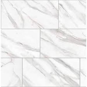 lot 153 image: Carrara Matte Rectified 12 in. x 24 in. Porcelain Floor and Wall Tile (26.6 sq. ft.)