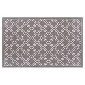 lot 164 image: TrafficMaster Trellis Grey Doormat 3 ft. x 4 ft. Accent Rug