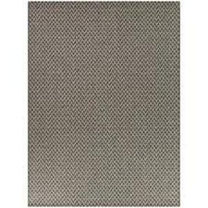 lot 174 image: Hampton Bay 5 ft. x 7 ft. Solid IndoorOutdoor Patio Area Rug-Charcoal