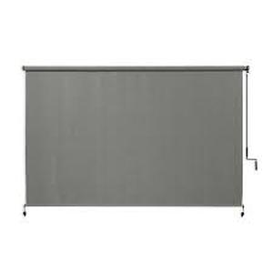 lot 200 image: Coolaroo Steel Cordless 85% UV Block Fade Resistant Fabric Exterior Roller Shade Polyethylene 96 in. W x 84 in. L