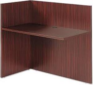 lot 229 image: Alera Valencia Reversible Reception Return, 44w x 23 58d x 41 12h, Mahogany