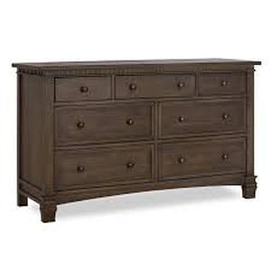 lot 244 image: Evolur Cheyenne and Santa Fe Antique Brown Double Dresser