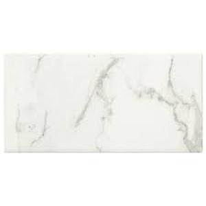 lot 262 image: Marazzi Developed by Nature Calacatta 3 in. x 6 in. Glazed Ceramic Wall Tile (5.28 sq. ft.)