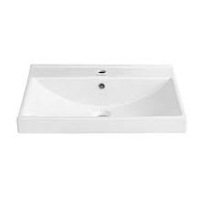 lot 295 image: Swiss Madison Carre 24 in. Vanity Top Bathroom Sink Single Hole