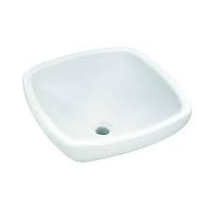 lot 309 image: Glacier Bay Square Vitreous China Vessel Sink in White