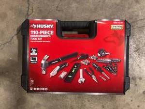 Husky 110-Piece Homeowners Set Customer Returns See Pictures
