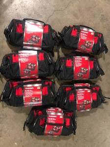 Lot of Husky 12 in. and 15 in. Tool Bag Combo  Customer Returns See Pictures