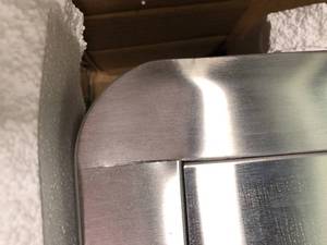 VIKIO 36 in. 900 CFM Ducted Under Cabinet Range Hood in Stainless Steel with LED light Slight Damage  Customer Returns See Pictures