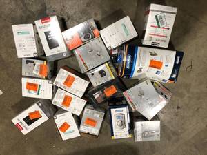 Lot of  Assorted Digital Door Locks and Handles Various Models and Conditions Customer Returns See Pictures