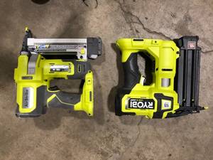 Lot of RYOBI ONE HP 18V 18-Gauge Brushless Cordless AirStrike Brad Nailer (Tool Only)  Customer Returns See Pictures