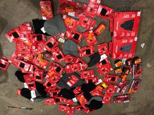 Lot of Assorted Milwaukee Tools, Hardware and General Merchandise Various Models and Conditions  Customer Returns See Pictures