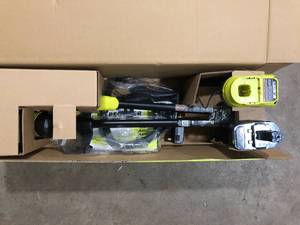 RYOBI ONE 18V 13 in. Cordless Battery String TrimmerEdger with 4.0 Ah Battery and Charger Customer Returns See Pictures