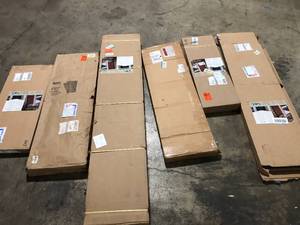Lot of Assorted Mixed Window Shutters  Various Models and Conditions Customer Returns See Pictures