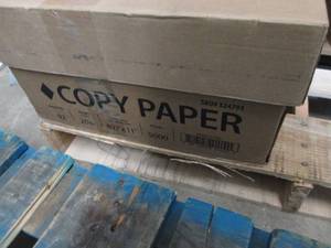lot 6 image: 8.5 x 11 Copy Paper, 20 lbs., Whi...
