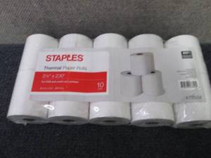 lot 31 image: Staples Thermal Cash RegisterPOS R...