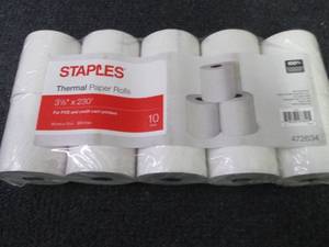 lot 33 image: Staples Thermal Cash RegisterPOS R...