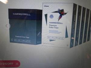 lot 39 image: Hammermill 8.5 x 11 Premium Color...