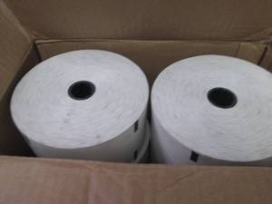 lot 54 image: Diebold Thermal ATM Receipt Roll, 4...