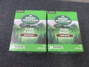 lot 72 image: 2- 24 ct Green Mountain Dark Magic ...