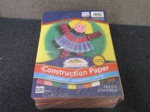 lot 73 image: 500 Sheets Construction Paper...
