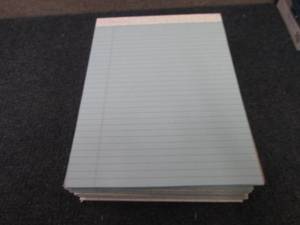 lot 83 image: 12 Blue Legal Pads...