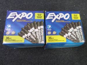 lot 85 image: 2 Boxes Expo Dry Erase Markers, Chi...