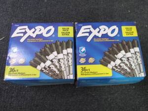 lot 86 image: 2 Boxes Expo Dry Erase Markers, Chi...