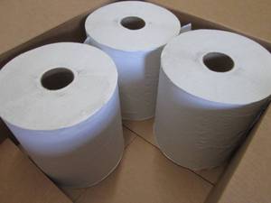 lot 92 image: 3 Rolls 8 inch Paper Towels...