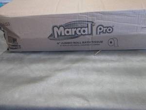 lot 97 image: 12 Rolls Marcal 9 inch Jumbo Roll B...
