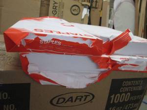 lot 109 image: 4 open reams Staples 11x17 inch Cop...