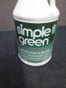 lot 114 image: 5 Gallons Simple Green - some leaka...