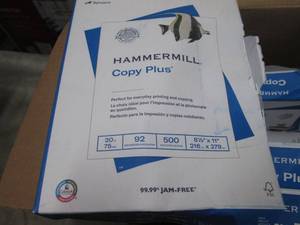 lot 120 image: 5 Reams Hammermill Copy Plus 20 lb ...