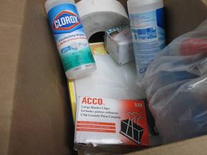 lot 121 image: Box of Assorted Office Products...