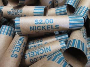 lot 130 image: Case of Nickel Paper Rolls ($2.00)...