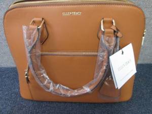lot 176 image: NWT Ellen Tracy Nova Dome Satchel...