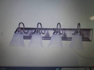 lot 202 image: Miseno 4 Light 30 Wide Vanity Ligh...