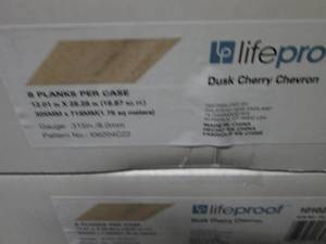 lot 215 image: 6 cases Lifeproof Chevron Dusk Cher...