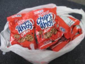 lot 300 image: 12- 3 oz Mini Chips Ahoy...