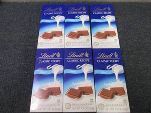 lot 309 image: 6- 4.4 oz Lindt Classic Recipe...