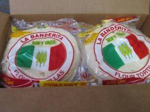lot 366 image: 12- 10 ct La Banderita Soft Taco Fl...