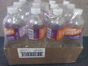 lot 386 image: 12- 24 oz Propel Lemon Blackberry...