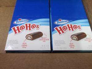 lot 396 image: 2- 18 oz Hostess Ho Hos...
