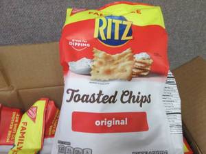 lot 402 image: 6- 11.4 oz Ritz Toasted Chips...