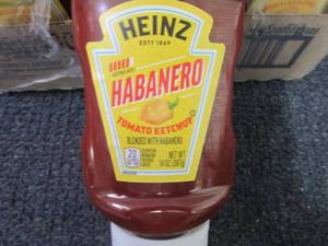 lot 409 image: 6- 14 oz Heinz Habanero Ketchup...